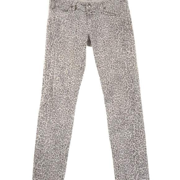 PAIGE Snow leopard Peg Skinny Jeans size 28 - Picture 8 of 9